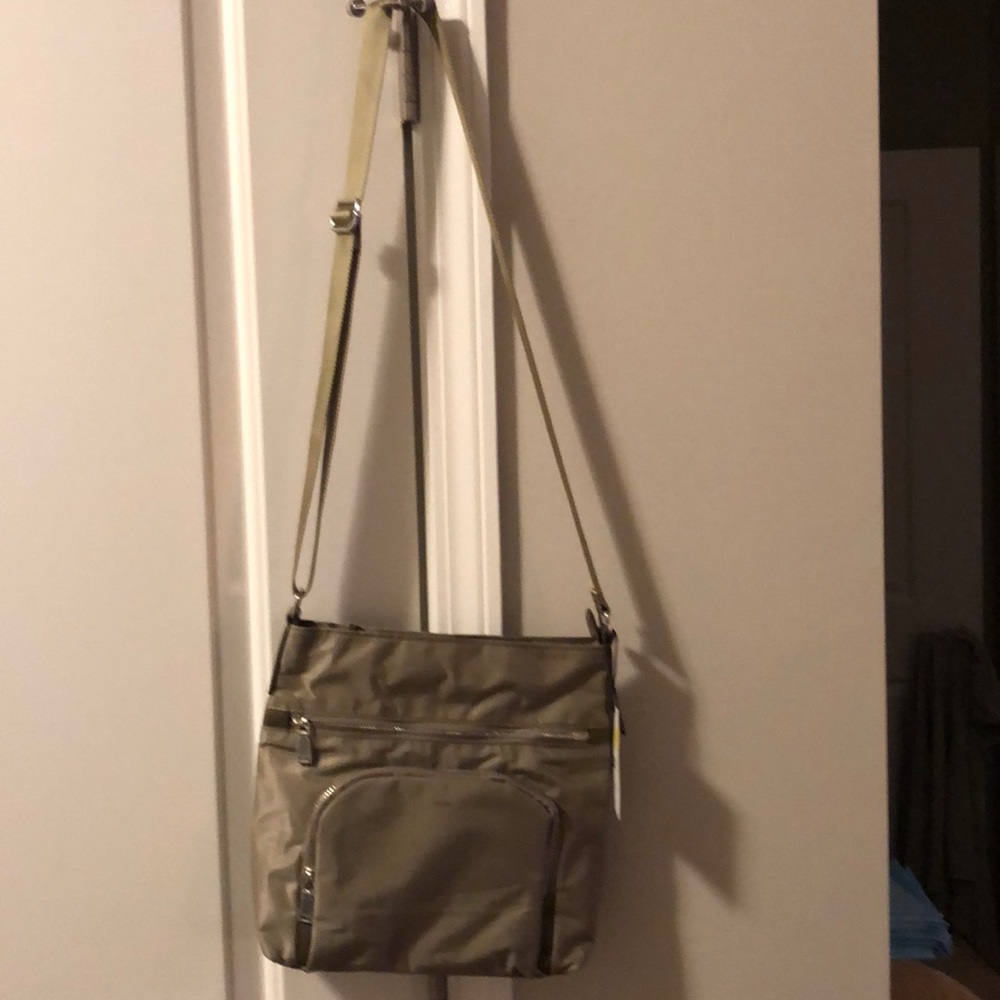 NWT micro fiber cross body purse!!